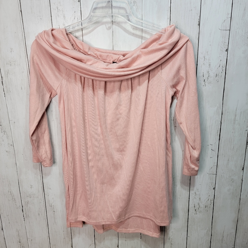 CBR Blush Pink Cowl Neck Tunic